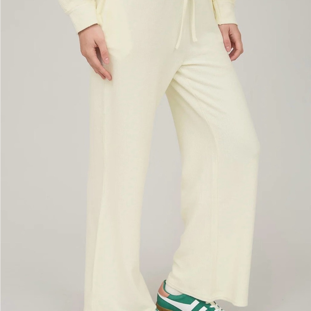 ACID WASHED RIBBED PATTERN TONES LOUNGE 2 PC SET - Picture 6 of 8